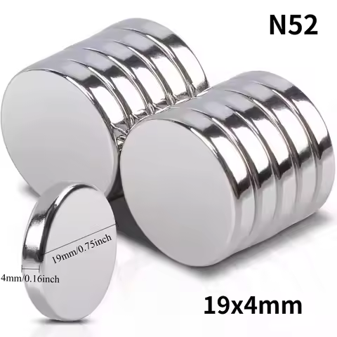 N52 19x4 20X5 Magnets Standard Size 3D Printer Scooter Ebike Whiteboard Generate Science Electric Bi