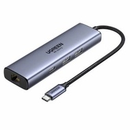 UGREEN  6 合 1 USB C 集線器 HDMI, Type-C 3.2, USB 3.2