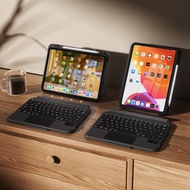 ZOYU | เคสคีย์บอร์ดแบบเลื่อนสำหรับ iPad 11/Pro 11-นิ้ว/10-นิ้ว พร้อมคีย์บอร์ด Bluetooth และที่วาง มี