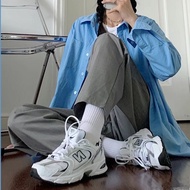 Nb nb 530 Silver Retro Couple Men Women Heightened Casual Breathable Sneakers MR530SG