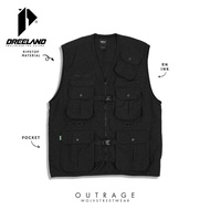 Dreeland Tactical Vest / Rompi Outrage Green Army