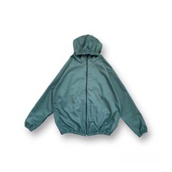 OCTOVIC- Jaket Olahraga parasut polos pria/wanita mirip UNIQLO UV Protection Windbreacker sauna suit