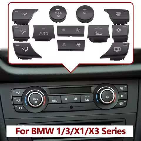 Car Air Conditioning AC Ventilation Adjust Switch Button For BMW 1 3 X1 X3 Series E82 E88 E84 E90 E9