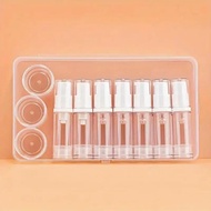 Travel Bottle Set Vacuum Lotion Pump Bottle 5ml 10ml Portable Travel Toiletries Sub Container Aircra