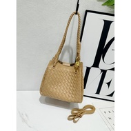 Shoulder Bag Premium Portable Messenger Bag 2025 Bag Handbag Woven Design Vegetable Basket Niche Han