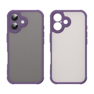 Matte Casing For iPhone 17 Air/Pro Max 16 15 Pro Max/Plus 16e iphone 15 16 17 pro max i16 i15 i17 pr