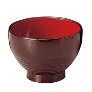 MERAH Japanese Soup Bowl Fukui Craft Red Color | Fukui Craft Heat-Resistant