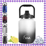 CHENGWEI 2-liter water bottle, 1.9L ice container, vacuum insulated, easy to clean, 1900ml ice pack,