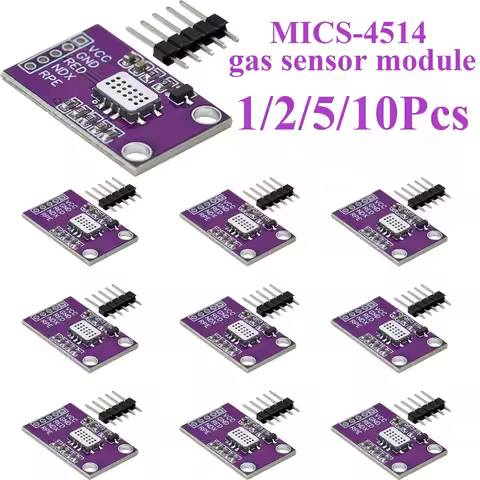 1~10Pcs MICS-4514 MEMS Multi Gas Sensor Module For CO NO2 NH3 CH4 Concentration Detection I2C Digita