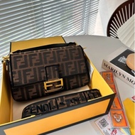 Fen***di stick  (with  girl's crossbody (with (with box) postman     Fen***di box)   durable  bag bo