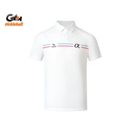 Kamito Alpha X Men's Pickleball Polo Shirt - WHITE
