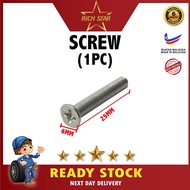 Screw Stainless Steel 304 Pan Head Machine screw(6m X 25mm)Round Head screw ( + )