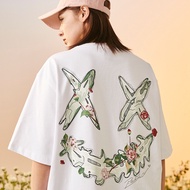 S-7XL Trendy Men T Shirt Oversized Cotton Fashion Short Sleeved Graphic Print Tshirt Plus Size Lelak