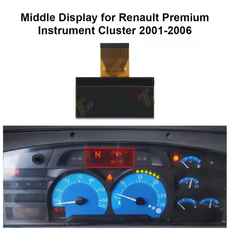 Dashboard LCD Display for Renault Premium Magnum Midlum Ares Kerax Iliade Instrument Cluster
