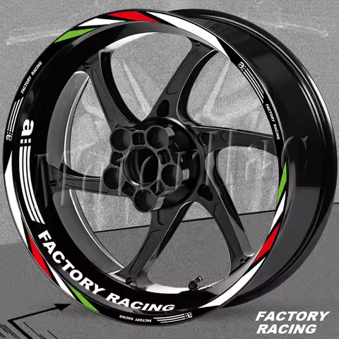 Motorcycle Wheel Sticker 17 Inch Rim Stripe Decal Accessori For Aprilia V4 TUONO 1100 RSV4 RS150/250