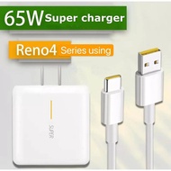 OPPO 65W Super Flash Charger Oppo Reno4 pro Reno ace Series FindX2 Pro Fast Charger Type C cable