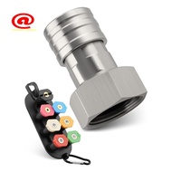 3/4" Ght to 1/4" Quick Connect Adapter Garden Hose Quick Connect Fittings 3/4" GHT to 1/4" Quick Con