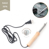 Soldering iron, soldering iron, high quality wood handle soldering iron 40w, high quality soldering 