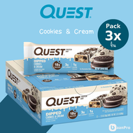 (แพ็ค3ชิ้น) Quest Protein Bar นำเข้าจากเมริกา โปรตีนบาร์ ซีเรียลบาร์ อร่อยมากกกกก from US