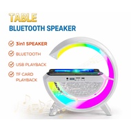 3401 Table Bluetooth Speaker  LED Mini Multimedia Speaker | USB/TF/FM | Portable Desktop Speaker | R