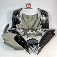 Yamaha LC135 V2-V7 Full Body Set (Midnight Black SMX) | 55D-F0000-04-P0 | Original Coverset Hitam