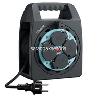 Vivan VPS-E1045A Power Socket Stop Kontak 15M 4AC Extension Cord Reel