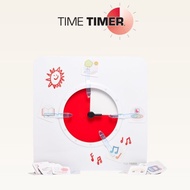 TIME TIMER Original 8" + Visual Scheduler 60-Minute Visual Timer with Activity Cards