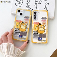 Realme 10 9 8 7 6 5 3 Pro Plus 9i 8i 7i 6i 5i 8s 6s 5s 4G 5G Phone Case Psyduck Duck Express Label F