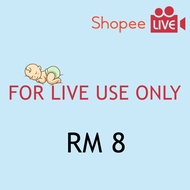 (RM8.00- RM15.00) FOR LIVE PROMO ONLY