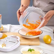 Nạo rau quả đa năng KÈM CHẬU HỨNG Sạch & Gọn 97Homely Bộ Nạo Rau Củ Quả Thông Minh Chất Liệu Nhựa AB