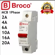 mcb 4 amper broco original