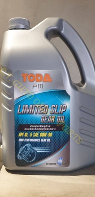 น้ำมันเกียร์และเฟืองท้ายลิมิเต็ดสลิป TODA LIMITED SLIP SAE 80W - 90 GL - 5  ขนาด 4 ลิตร