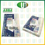 ABBA 11 Holes 10 pcs Paper Sheet Protector