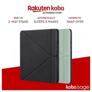 Rakuten Kobo Sage eReader SleepCover - Black/Light Green