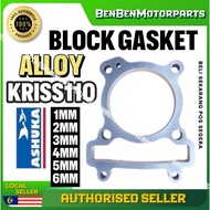 MODENAS KRISS 1 KRISS 110 BLOCK ALLOY GASKET （ 63MM ）1MM 2MM 3MM 4MM 5MM 6MM ASHUKA