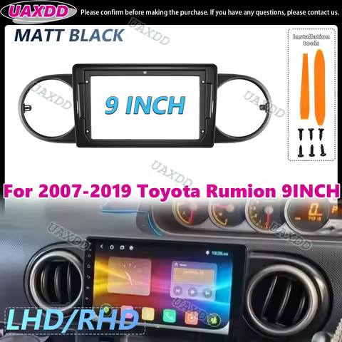 UAXDD Android Car Radio Stereo Player Fascia Frame for Toyota Corolla Rukus Rumion Scion xB E150 200