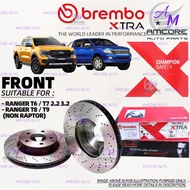 FORD RANGER T6 / T7 / T8 / T9 (NON RAPTOR) - BREMBO XTRA BRAKE DISC ROTOR / DISC BRAKE BREMBO / SPOR