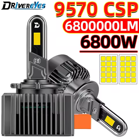 6800W D3S D1S LED Headlights Canbus HID D1S D2S D3S D4S D5S D8S D1R D2R D3R D4R T10 Bulb Xenon Light