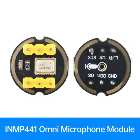 INMP441 Omnidirectional Microphone Module MEMS High Precision Low Power I2S Interface Supports ESP32