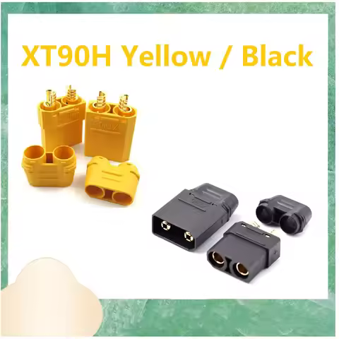 10PCS XT90H connector 5 Pairs XT90 connector XT90H Plug 4.5mm banana Male Female Adapter for RC Dron