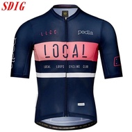 The pedla Team / LunaLUXE Jersey Navy 2020 Team racing short sleeve cycling Jersey Lightweight breathable outdoor cycling jersey
