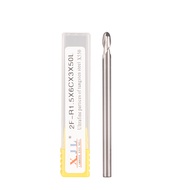 XJL ดอกกัดคาร์ไบด์ หัวบอล อลูมิเนียม Carbide End Mill Ball Nose For Aluminum HRC55° เอ็นมิลคาร์ไบด์