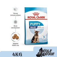 Royal Canin Size Health Nutrition Maxi Puppy 4kg Dry Dog Food, Makanan Anjing, RC Dog Food