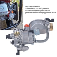 Gasoline Generator Carburetor Dual Fuel Carburetor Convenient Maintenance 5-7KW for GX390 188F