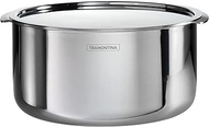 Tramontina Utsava 5.75-Quart Tri-Ply Clad Stainless Steel Tope with Lid, Patila Pot for Indian Cooki