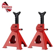 Teemo 3T 2pcs Thickened Car Jack Stand Repair Tool Adjustable Heavy Height Duty Floor Metal Jacks Jek Kereta جيك كريتا