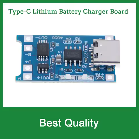 1Pcs Type-C TP4056 18650 lithium battery charging board 5V 1A protection module