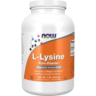 NOW Foods Supplements, L-Lysine (L-Lysine Hydrochloride) Powder, Supports Collagen Synthesis*, Amino