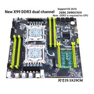 Brain x79/X99 Dual Channel Motherboard DDR3/DDR4 Memory C612 Chip 2011 Server E5 Motherboard