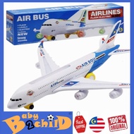 B2C Store Battery Operated A380 Airbus Malaysia Airline Air Asia With Stunning Lights & Music Bump &